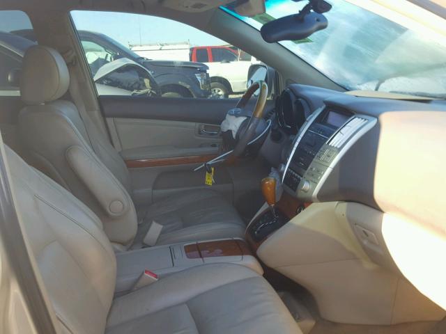 JTJGA31U350050619 - 2005 LEXUS RX 330 GOLD photo 5