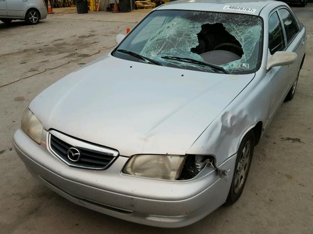 1YVGF22C4Y5114575 - 2000 MAZDA 626 ES SILVER photo 9