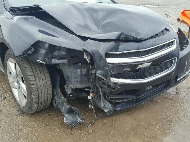 1G1ZC5EB1AF270173 - 2010 CHEVROLET MALIBU 1LT BLACK photo 9