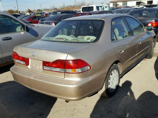 JHMCG56452C024617 - 2002 HONDA ACCORD LX GOLD photo 4