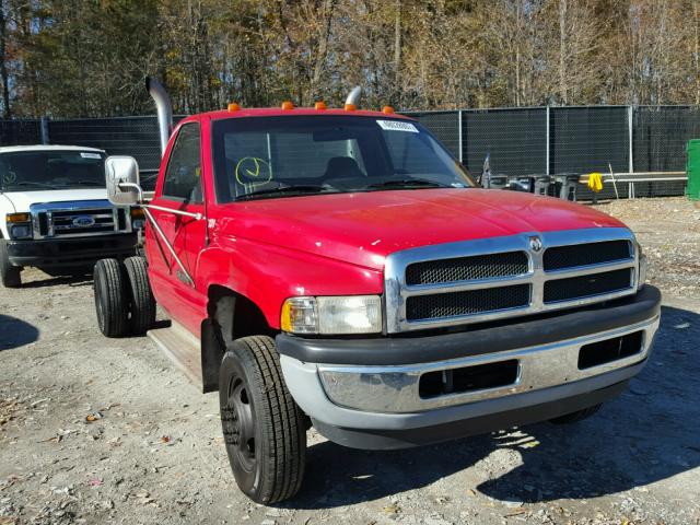 1B6MC36C0TJ186007 - 1996 DODGE RAM 3500 RED photo 1