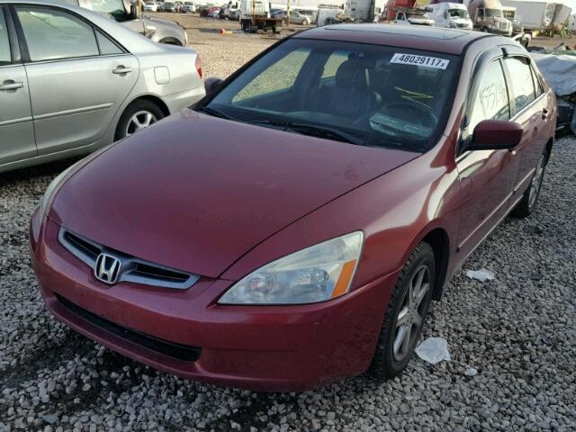 1HGCM66554A071851 - 2004 HONDA ACCORD EX MAROON photo 2