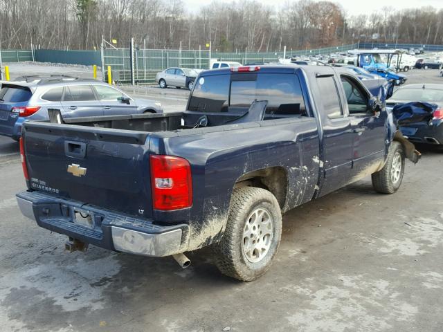 1GCEK19027Z547530 - 2007 CHEVROLET SILVERADO BLUE photo 4