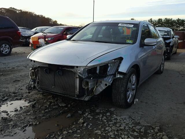 1HGCP36839A035129 - 2009 HONDA ACCORD EXL SILVER photo 2