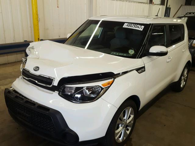 KNDJP3A50E7007489 - 2014 KIA SOUL + WHITE photo 2