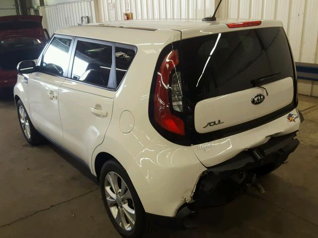 KNDJP3A50E7007489 - 2014 KIA SOUL + WHITE photo 3