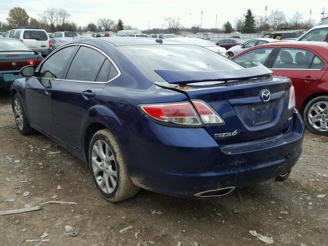 1YVHP82B095M06351 - 2009 MAZDA 6 S BLUE photo 3