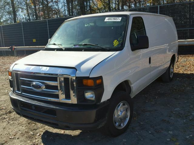 1FTNE1EW9ADA59147 - 2010 FORD ECONOLINE WHITE photo 2