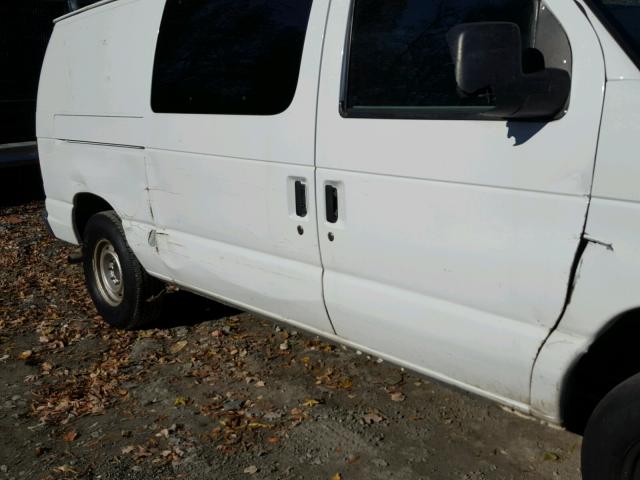 1FTNE1EW9ADA59147 - 2010 FORD ECONOLINE WHITE photo 9