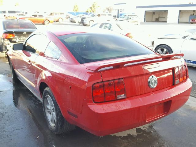 1ZVFT80N265157176 - 2006 FORD MUSTANG RED photo 3