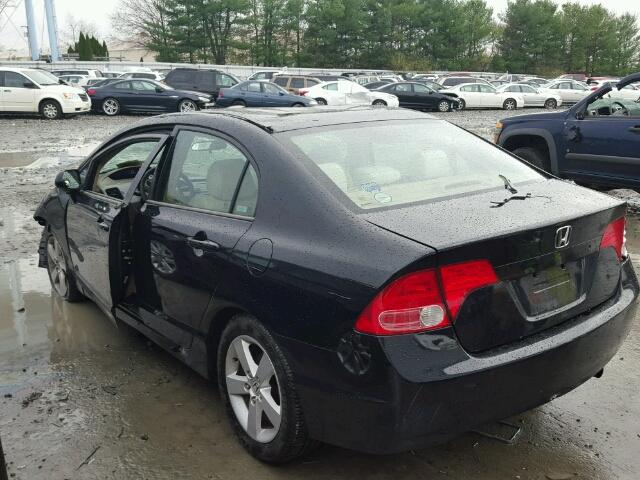 2HGFA16816H503651 - 2006 HONDA CIVIC EX 黑色 照片 3