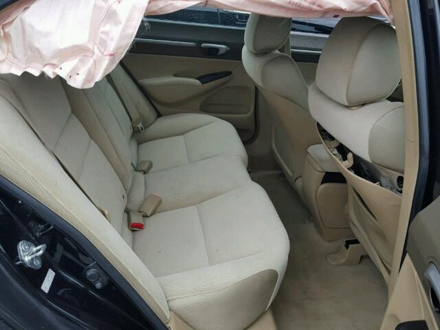 2HGFA16816H503651 - 2006 HONDA CIVIC EX 黑色 照片 6