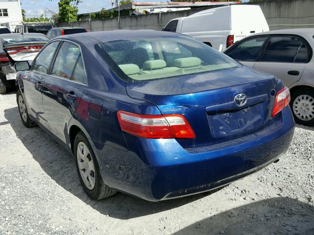 JTNBE46K673017934 - 2007 TOYOTA CAMRY NEW BLUE photo 3