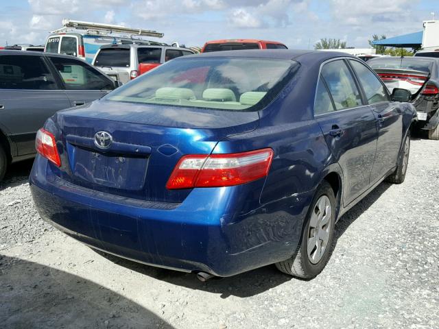 JTNBE46K673017934 - 2007 TOYOTA CAMRY NEW BLUE photo 4