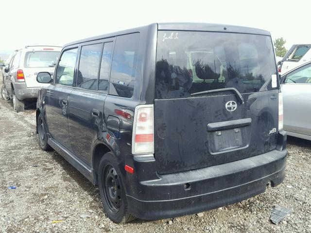 JTLKT334340142420 - 2004 TOYOTA SCION XB Siyah fotoğraf 3