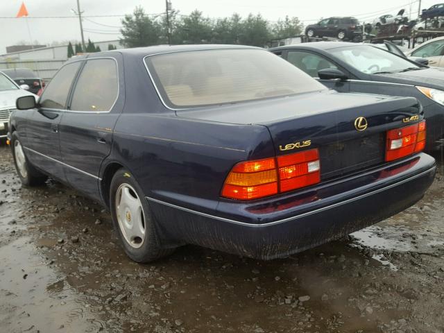 JT8BH28F2W0118113 - 1998 LEXUS LS 400 BLUE photo 3