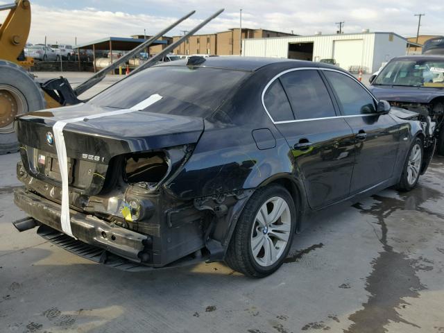 WBANU53569C121512 - 2009 BMW 528 I BLACK photo 4