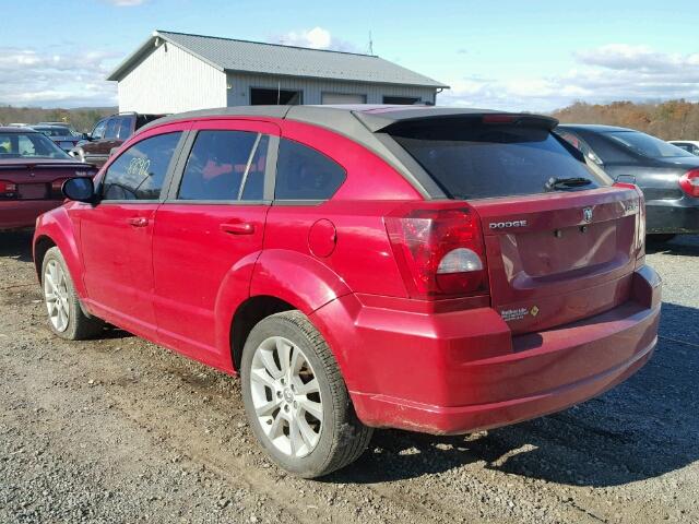 1B3CB5HA2BD222280 - 2011 DODGE CALIBER HE RED photo 3