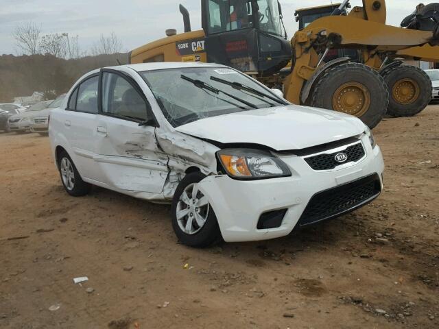 KNADH4A30B6917656 - 2011 KIA RIO BASE WHITE photo 1