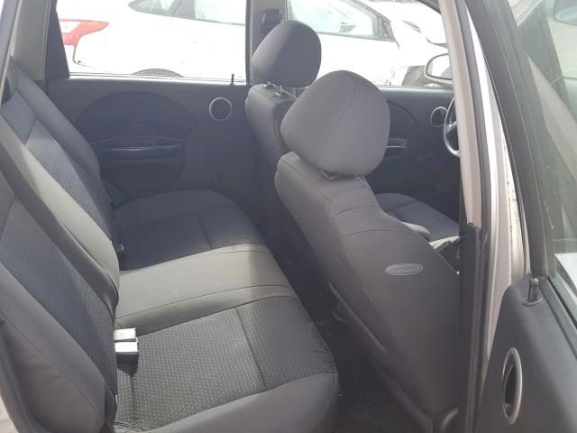 KL1TD66627B770822 - 2007 CHEVROLET AVEO BASE Күміс фото 6