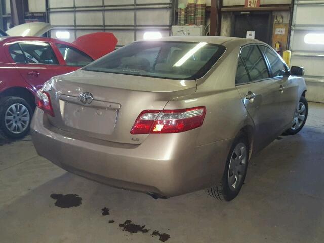 4T4BE46K39R093856 - 2009 TOYOTA CAMRY BASE GOLD photo 4
