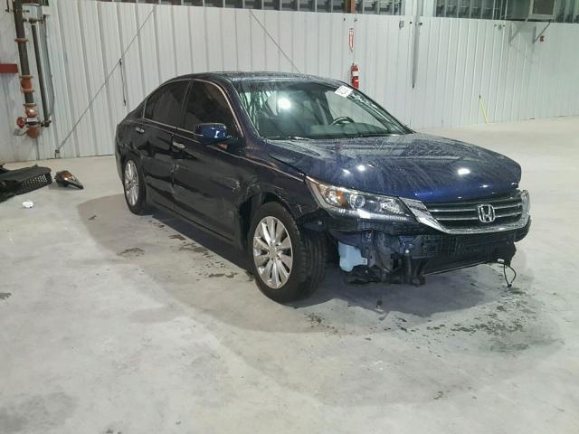 1HGCR2F71DA032640 - 2013 HONDA ACCORD EX BLUE photo 1