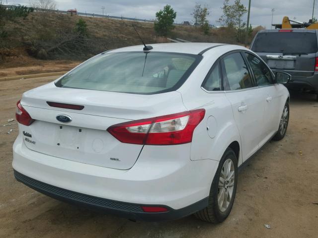 1FAHP3H22CL169094 - 2012 FORD FOCUS SEL WHITE photo 4