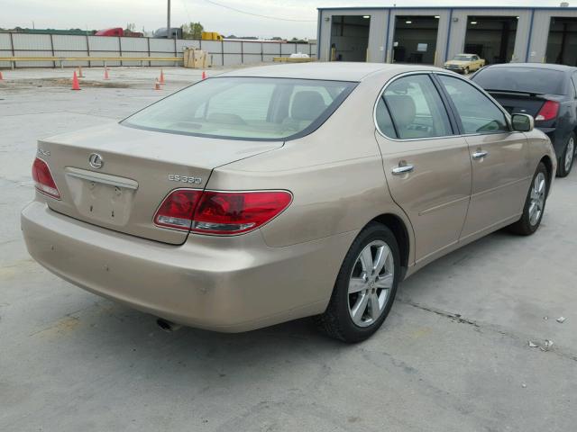 JTHBA30G465169761 - 2006 LEXUS ES 330 GOLD photo 4