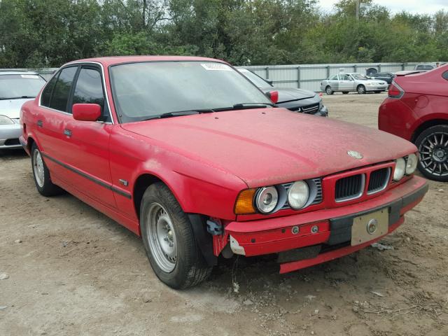 WBAHD6321SGK49874 - 1995 BMW 525I RED photo 1