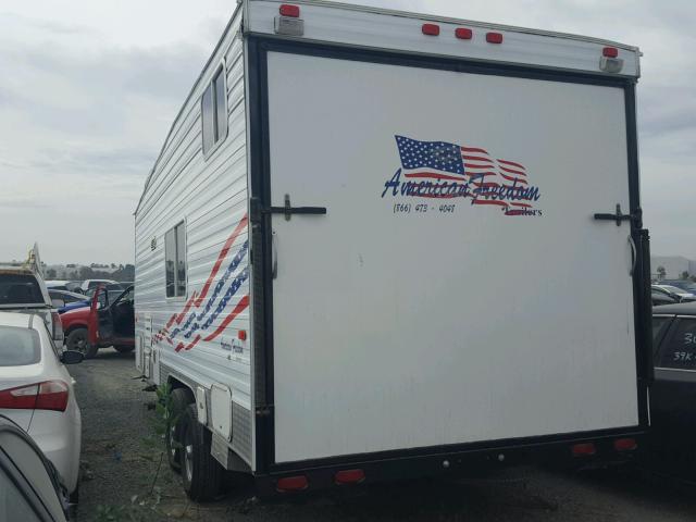 1F9BE22226R693102 - 2006 AMERICAN MOTORS TRAILER WHITE photo 3