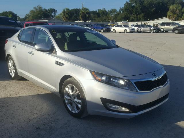 5XXGN4A76DG250981 - 2013 KIA OPTIMA EX SILVER photo 1