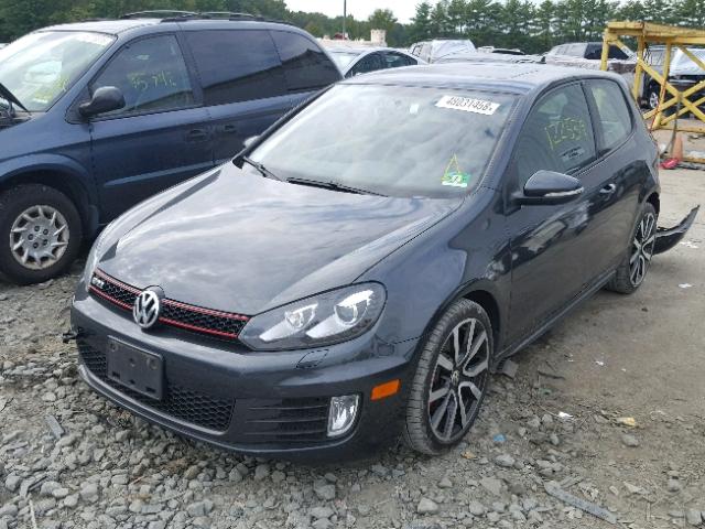 WVWFD7AJ2CW203634 - 2012 VOLKSWAGEN GTI GRAY photo 2