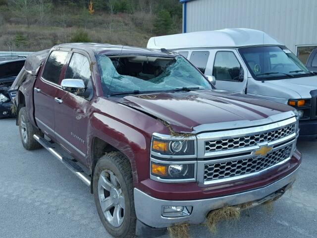 3GCUKSEJXFG385399 - 2015 CHEVROLET SILVERADO MAROON photo 9