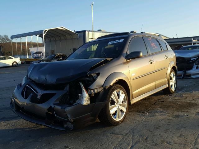 5Y2SL658X8Z416386 - 2008 PONTIAC VIBE GRAY photo 2