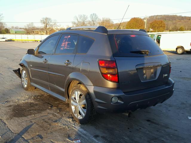 5Y2SL658X8Z416386 - 2008 PONTIAC VIBE GRAY photo 3