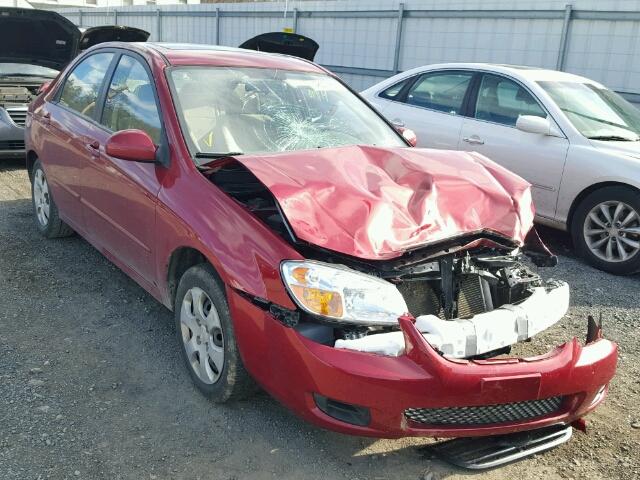 KNAFE222795599546 - 2009 KIA SPECTRA EX MAROON photo 1