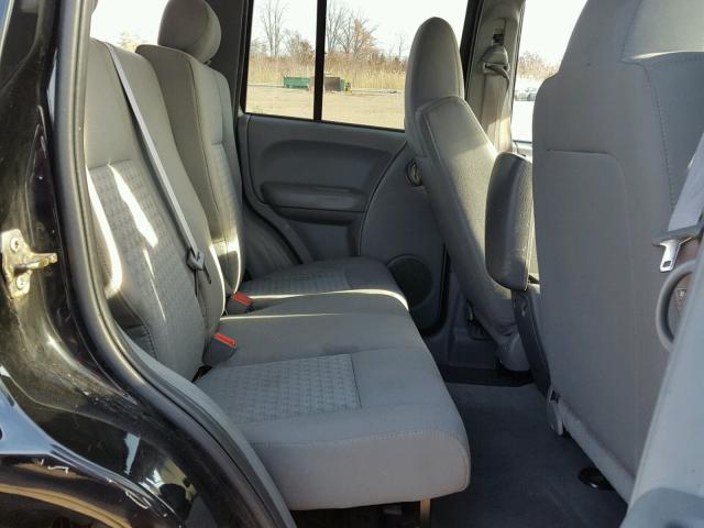 1J4GL48K47W703203 - 2007 JEEP LIBERTY SP BLACK photo 6