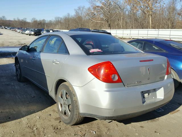 1G2ZF58B574259194 - 2007 PONTIAC G6 VALUE L SILVER photo 3