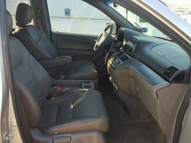 5FNRL38479B034037 - 2009 HONDA ODYSSEY EX SILVER photo 5