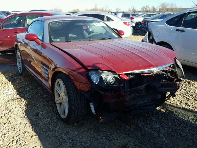 1C3AN69L75X050399 - 2005 CHRYSLER CROSSFIRE RED photo 1