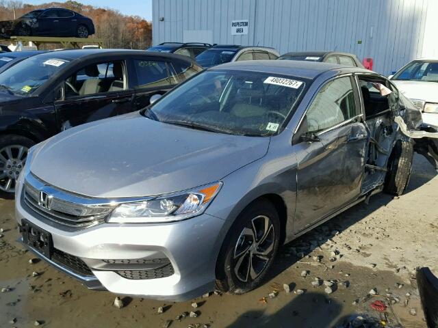 1HGCR2F36HA277050 - 2017 HONDA ACCORD LX SILVER photo 2