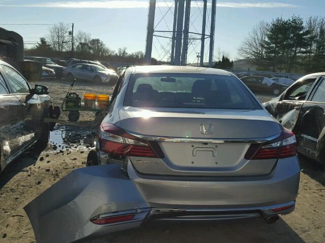 1HGCR2F36HA277050 - 2017 HONDA ACCORD LX SILVER photo 9