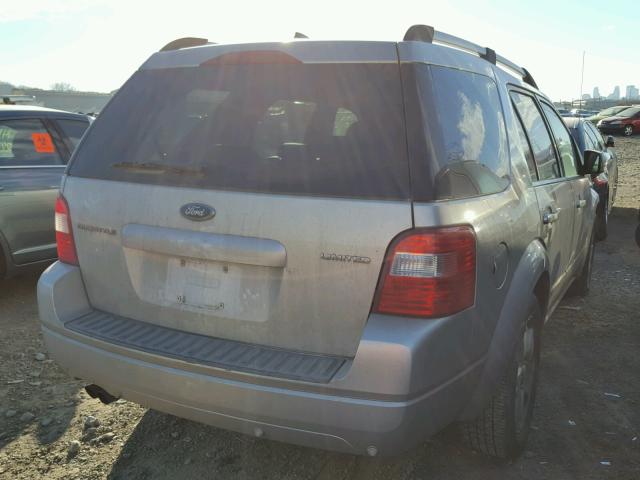 1FMDK03147GA25710 - 2007 FORD FREESTYLE SILVER photo 4