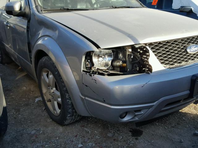 1FMDK03147GA25710 - 2007 FORD FREESTYLE SILVER photo 9