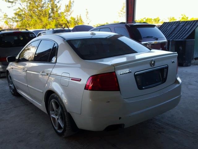 19UUA66244A016441 - 2004 ACURA TL WHITE photo 3