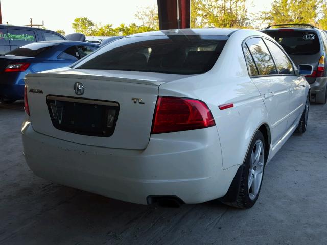 19UUA66244A016441 - 2004 ACURA TL WHITE photo 4