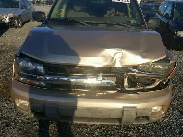 1GNET16S746183256 - 2004 CHEVROLET TRAILBLAZE TAN photo 7