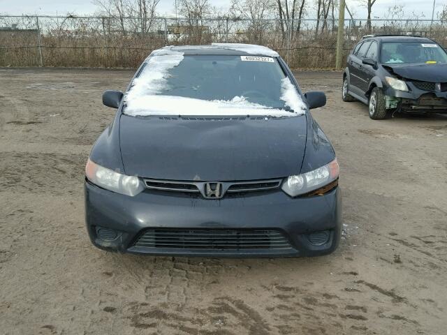 2HGFG11807H009613 - 2007 HONDA CIVIC EX BLACK photo 9