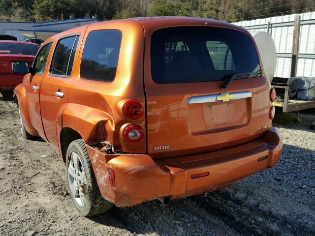 3GNDA13D06S639765 - 2006 CHEVROLET HHR LS ORANGE photo 3