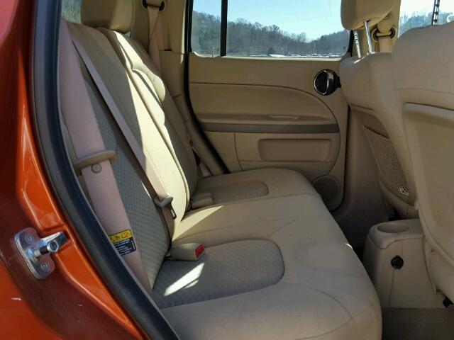 3GNDA13D06S639765 - 2006 CHEVROLET HHR LS ORANGE photo 6